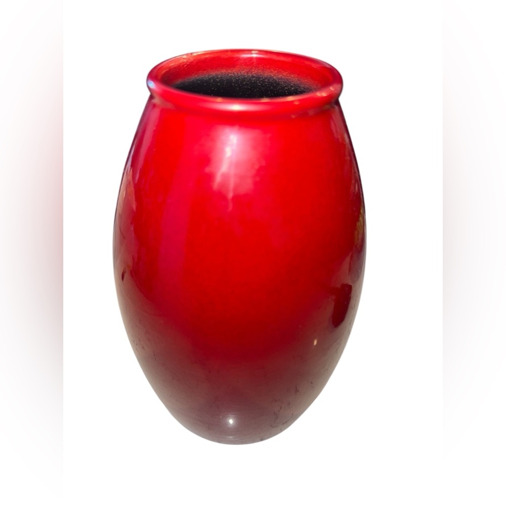 Pier 1 Red Scheurich Amano Oxblood Red Vase
